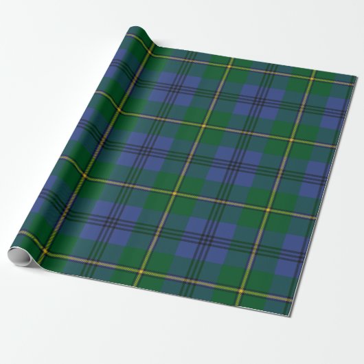 Clan Johnston Tartan Wrapping Paper Cadeaupapier (Uitgerold)