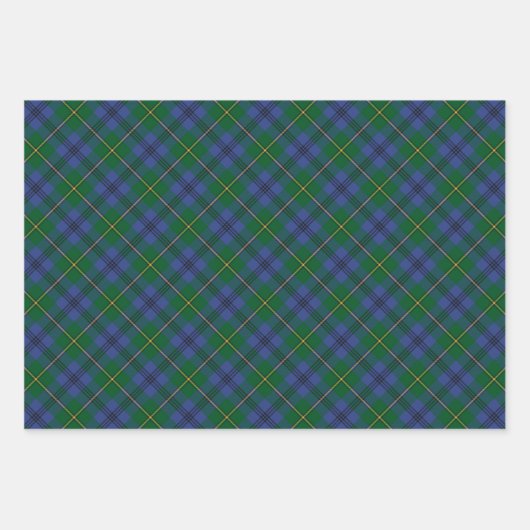 Clan Johnston Tartan Wrapping Paper Sheets (Voorkant 3)