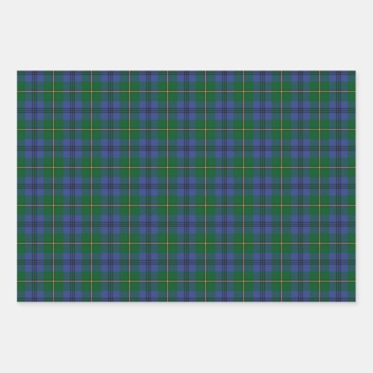 Clan Johnston Tartan Wrapping Paper Sheets (Voorkant)