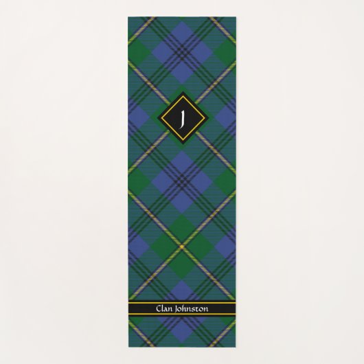 Clan Johnston Tartan Yoga Mat (Voorkant)