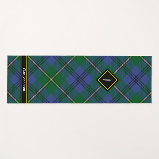 Clan Johnston Tartan Yoga Mat (Voorkant (horizontaal))