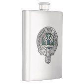 Clan Johnstone Crest & Tartan Flacon (Rechts)