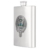 Clan Johnstone Crest & Tartan Flacon (Links)