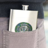 Clan Johnstone Crest & Tartan Flacon (Voorbeeld)