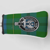 Clan Johnstone Crest & Tartan Golf Head Hoesje Golfheadcover (Voorkant)