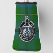 Clan Johnstone Crest & Tartan Golf Head Hoesje Golfheadcover (Draai 90)
