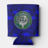 Clan Johnstone Crest & Tartan Knot Blikjeskoeler (Achterkant)