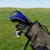 Clan Johnstone Crest & Tartan Knot Golfheadcover (Insitu)