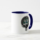 Clan Johnstone Crest & Tartan Mok (Voorkant rechts)