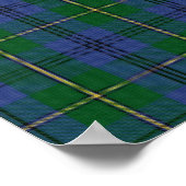 Clan Johnstone Tartan - Digitaal downloaden Poster (Hoek)