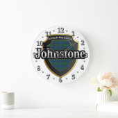 Clan Johnstone Tartan Scottish Dream Clock Grote Klok (Huis)