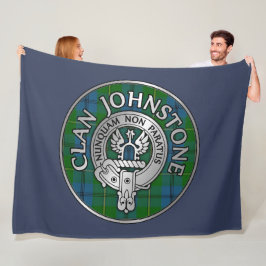 Clan Johnstone Wapenschild & Knoop Fleece Deken