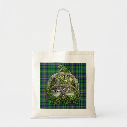 Clan Jones Tartan Celtic Trinity Tote Bag (Voorkant)