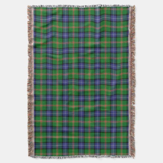Clan Jones Tartan Deken (Voorkant Verticaal)