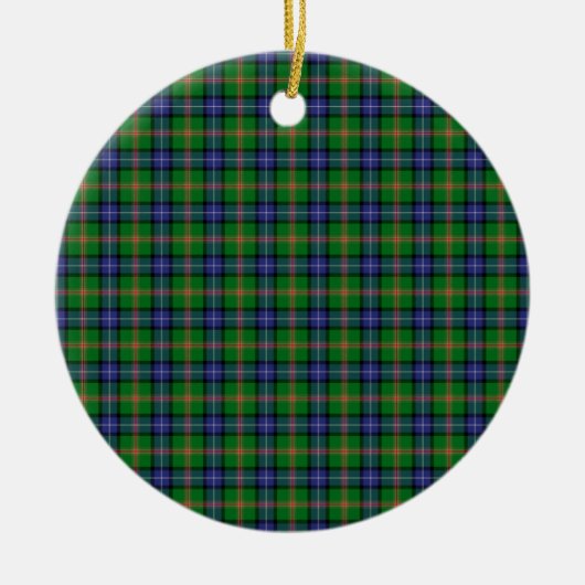 Clan Jones Tartan Keramisch Ornament (Voorkant)