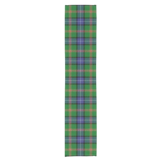 Clan Jones Tartan Korte Tafelloper (Voorkant)