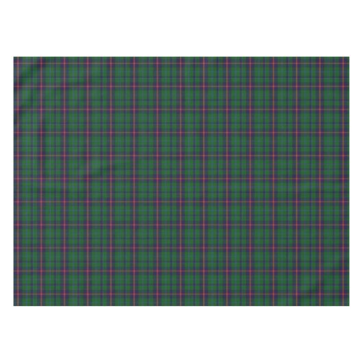 Clan Jonge Tartan Plaid Tafeldoek Tafelkleed (Voorkant (Horizontaal))