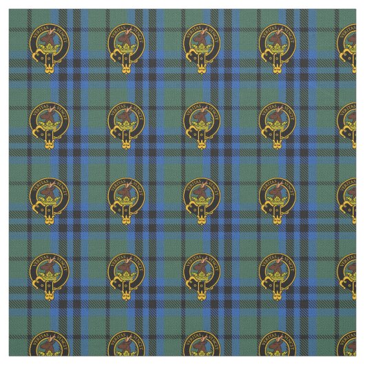 Clan Keith Ancient Tartan & Crest Fabric Stof (Swatch)