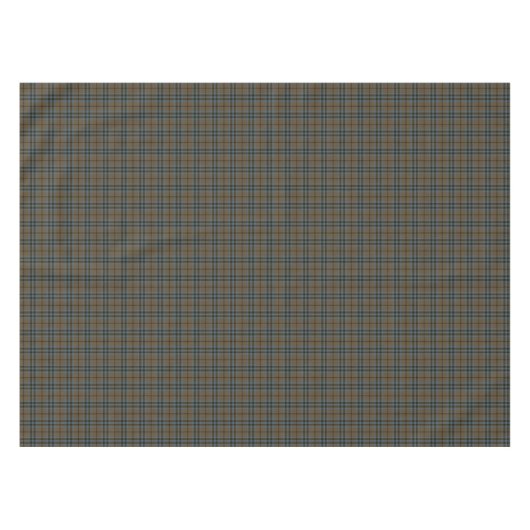 Clan Keith Brown en Grey Verweerde Tartan Tafelkleed (Voorkant (Horizontaal))