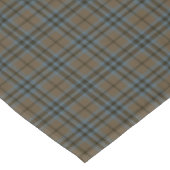 Clan Keith Brown en Grey Verweerde Tartan Tafelkleed (Gekanteld)