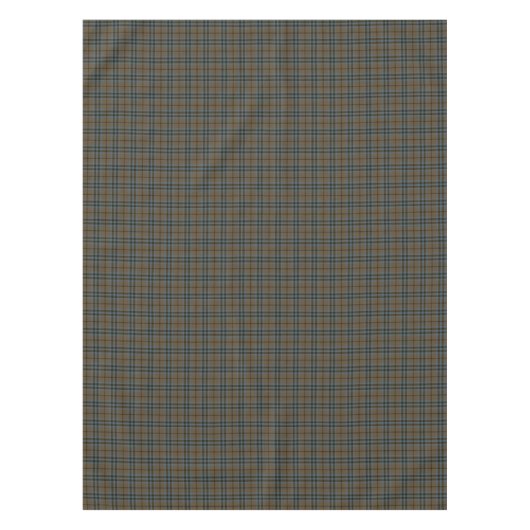 Clan Keith Brown en Grey Verweerde Tartan Tafelkleed (Voorkant)