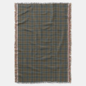 Clan Keith Brown en Steel Blue Verweerde Tartan Deken (Voorkant Verticaal)