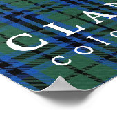 Clan Keith Colors of Scotland Tartan Poster (Hoek)