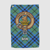 Clan Keith Crest Golf Towel Golfhanddoek (Voorkant)