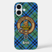 Clan Keith Crest Hoesje-Mate iPhone Case (Achterkant)