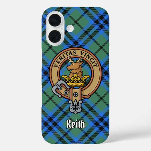 Clan Keith Crest Hoesje-Mate iPhone Case (Achterkant)