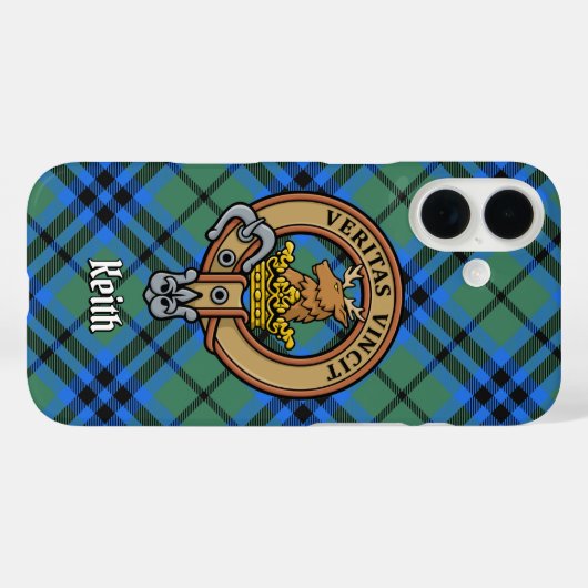 Clan Keith Crest Hoesje-Mate iPhone Case (Achterkant (horizontaal))
