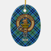 Clan Keith Crest keramisch Ornament (Voorkant)