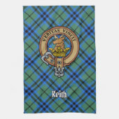 Clan Keith Crest Kitchen Towel Theedoek (Verticaal)