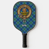 Clan Keith Crest op tartan sleutelhanger Pickleball Paddle (Voorkant)