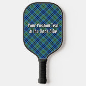 Clan Keith Crest op tartan sleutelhanger Pickleball Paddle (Achterkant)