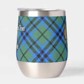 Clan Keith Crest over Tartan (Rechts)