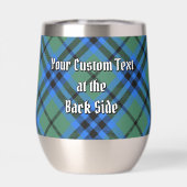 Clan Keith Crest over Tartan (Achterkant)