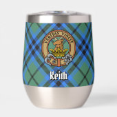 Clan Keith Crest over Tartan (Voorkant)
