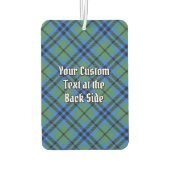 Clan Keith Crest over Tartan Luchtverfrisser (Achterkant)