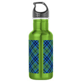 Clan Keith Crest over tartan Waterfles (Achterkant)