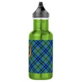 Clan Keith Crest over tartan Waterfles (Rechts)