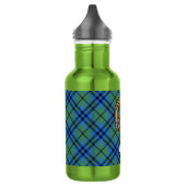Clan Keith Crest over tartan Waterfles (Links)