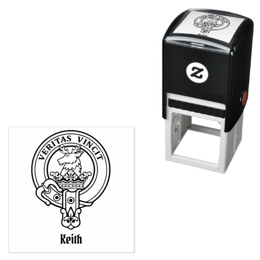 Clan Keith Crest Self-Inking Stamp Zelfinktende Stempel (In situ)