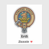 Clan Keith Crest Sticker (Vel)