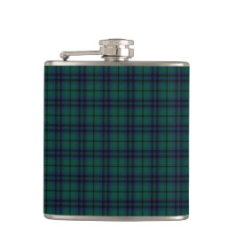 Clan Keith Donker Groen Modern Schots Tartan Heupfles
