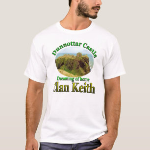 Clan Keith Dreaming of Home Dunnottar Castle T-shirt
