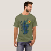 Clan Keith [EDIT] Tartan Kaart T-shirt (Voorkant volledig)