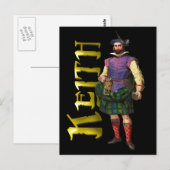 Clan Keith Highland Dream Briefkaart (Voorkant / Achterkant)