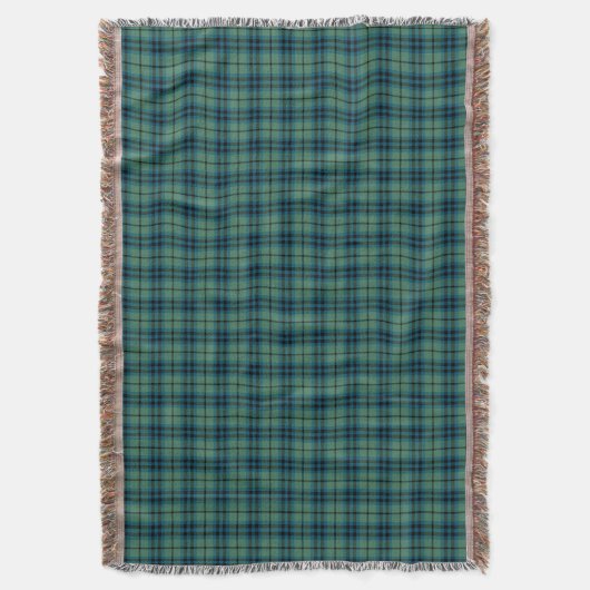Clan Keith licht groen oud Schots tartan Deken (Voorkant Verticaal)