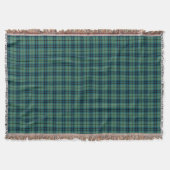 Clan Keith licht groen oud Schots tartan Deken (Voorkant)
